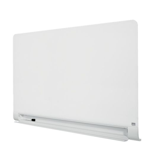 NOBO Impression Pro lavagna in vetro con bordi arrotondati 57" (1264X711 mm), bianco lucido