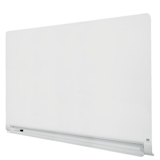 Quadro branco de vidro NOBO Impression Pro bordas arredondadas 85" (1883X1053 mm), branco brilhante
