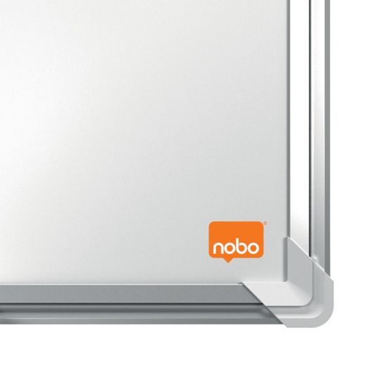 NOBO Premium Plus leisteen gelakt staal 600x450 mm, wit