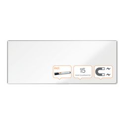 NOBO Premium Plus acier laqué ardoise3000x1200mm, blanc