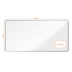 Pizarra NOBO Premium Plus acero vitrificado 1800x900mm, blanco