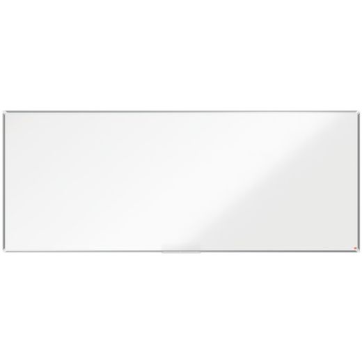 NOBO Premium Plus ardesia in acciaio vetrificato 3000x1200mm, bianco