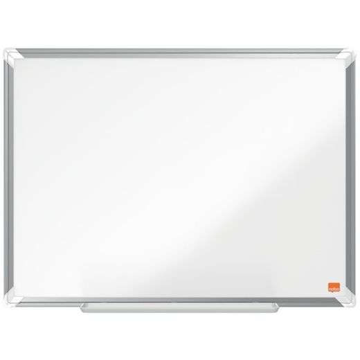 NOBO Premium Plus ardesia acciaio vetrificato 600x450 mm, bianco