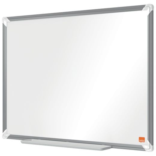 NOBO Premium Plus ardesia acciaio vetrificato 600x450 mm, bianco