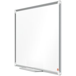 NOBO Premium Plus 40" gelakt stalen panoramalei, 890x500mm, wit