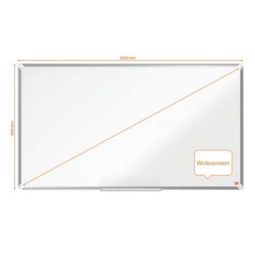 NOBO Premium Plus 55" gres panoramalei, 1220x690mm, wit