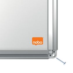 Painel melamínico NOBO Premium Plus 2400x1200mm, branco