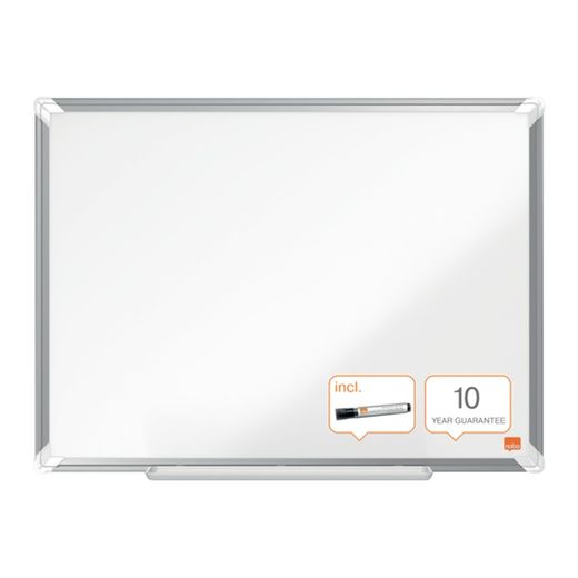 Pizarra NOBO Premium Plus melamina 600x450 mm, blanco