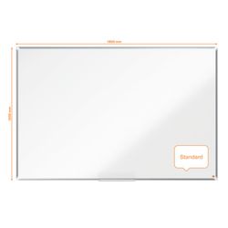 NOBO Premium Plus mélaminé ardoise1800x1200mm, blanc