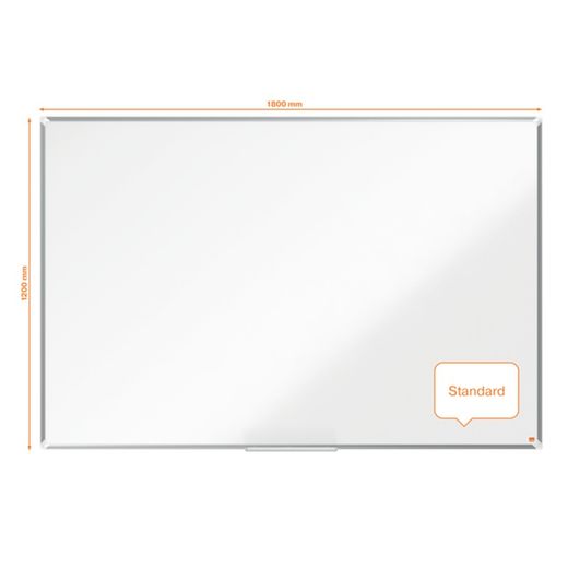 NOBO Premium Plus mélaminé ardoise1800x1200mm, blanc