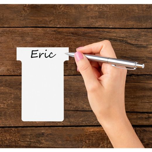 Planowanie: Żetony NOBO T (pudełko 100) rozmiar 1, białe