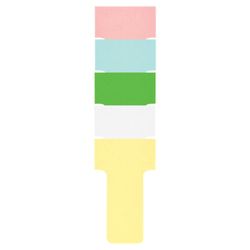 Planowanie: Żetony NOBO T (pudełko 100) rozmiar 1, białe