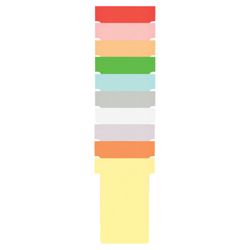 Σχεδιασμός: NOBO T Tokens (κουτί 100) μέγεθος 2, γκρι