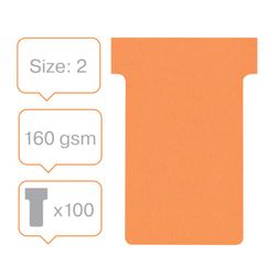 Planning: NOBO T Tokens (box 100) size 2, orange