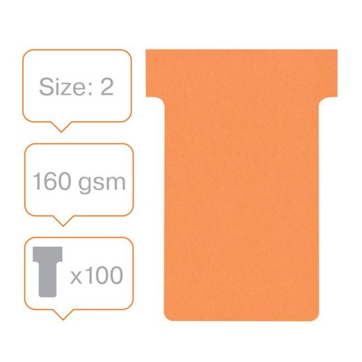 Planning: NOBO T Tokens (box 100) size 2, orange