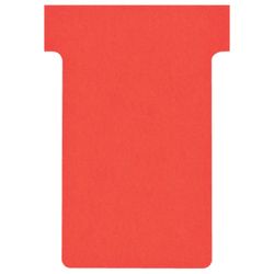 Planning: Fichas T NOBO (estuche 100) tamaño 2, rojo