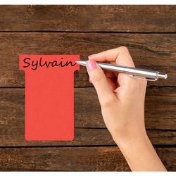 Planowanie: Żetony NOBO T (pudełko 100) rozmiar 2, czerwone