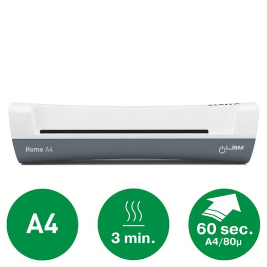 iLAM Home DIN A4 laminator, hvid/grå