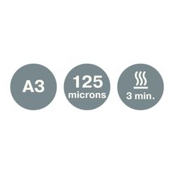 iLAM Home Office DIN A3 laminator, hvid/grå