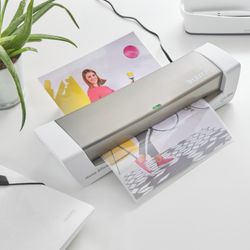 iLAM Home Office DIN A4 laminator, vit/grå