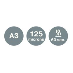 Laminador iLAM Office DIN A3, prateado/branco