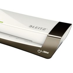 Plastificadora iLAM Office DIN A4, plata/blanco
