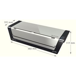 Laminador iLAM Touch 2 Turbo Pro DIN A3, antracite/prata