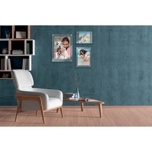 Transparent akryl vægplakatholder, A5