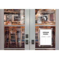 Zdejmowany, przezroczysty akrylowy stojak na plakaty, A3