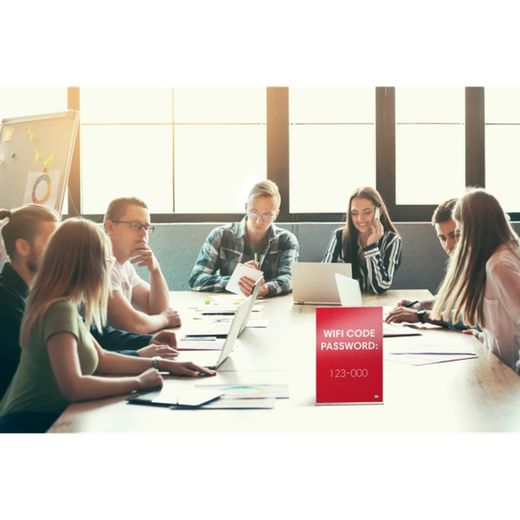 Przezroczysty akrylowy stojak na plakaty, format A3