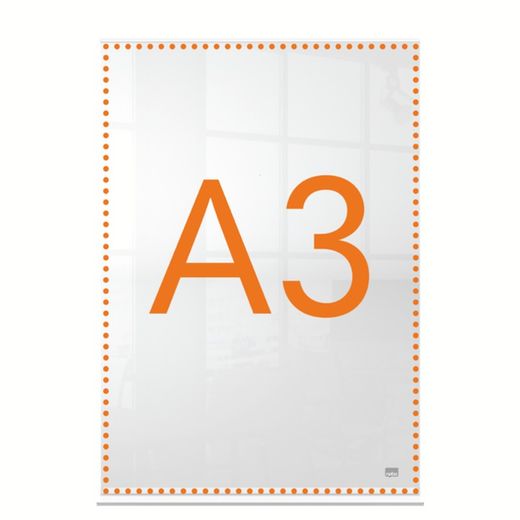 Przezroczysty akrylowy stojak na plakaty, format A3