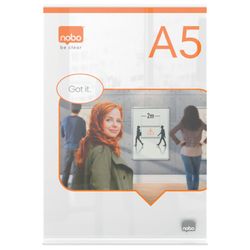 Przezroczysty akrylowy stojak na plakaty, format A5