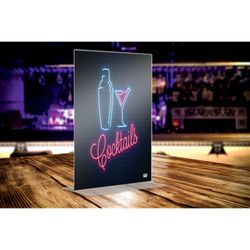 Przezroczysty akrylowy stojak na plakaty, format A5