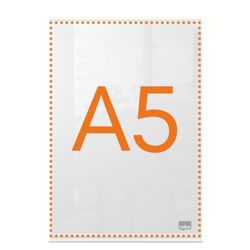 Przezroczysty akrylowy stojak na plakaty, format A5