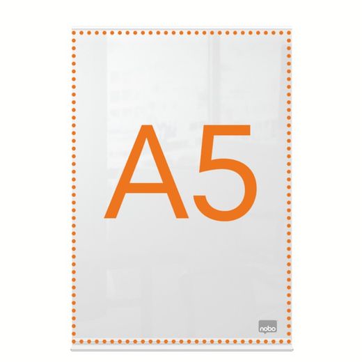 Przezroczysty akrylowy stojak na plakaty, format A5