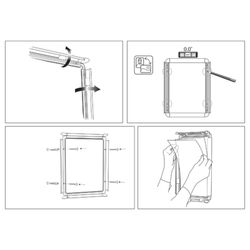 Porte-affiche Premium Plus Snap Frame A1