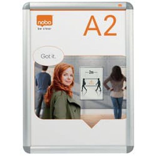 Premium Plus A2 plakatholder med snapramme