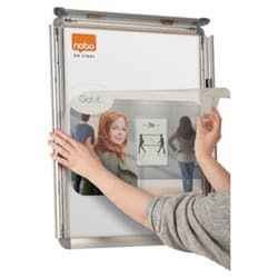 Premium Plus A2 plakatholder med snapramme