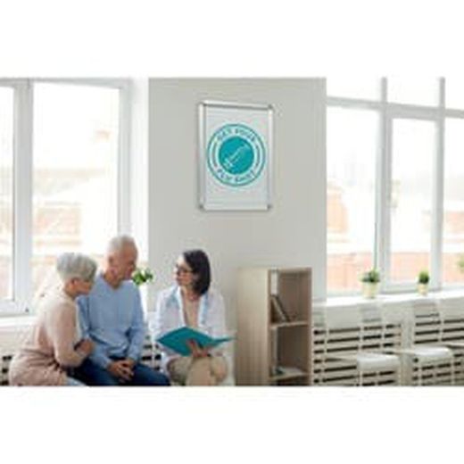 Premium Plus A2 plakatholder med snapramme