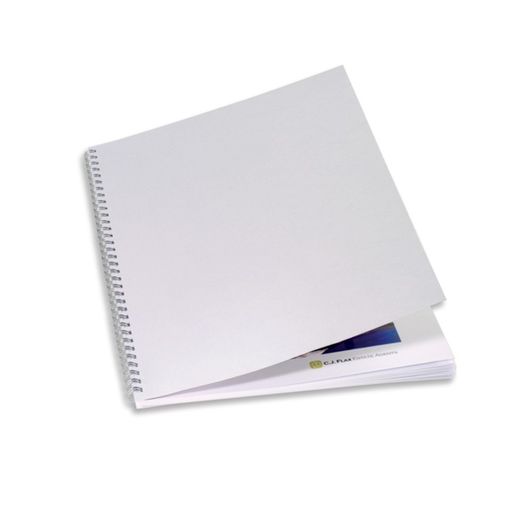 Betræk LIN GBC 250 grs DIN A4 (Pakke 100), hvid