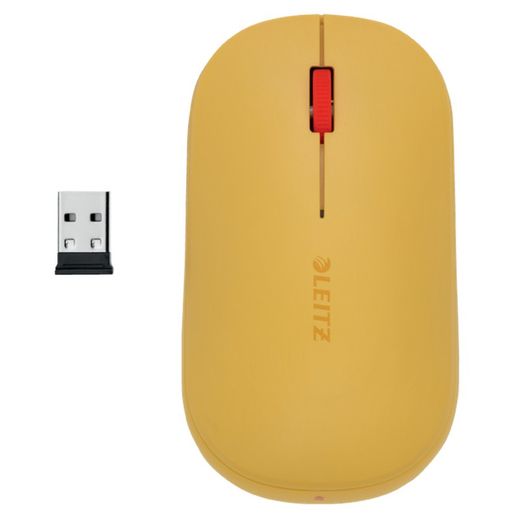 Leitz Cozy Dual Wireless Mouse, Gelb