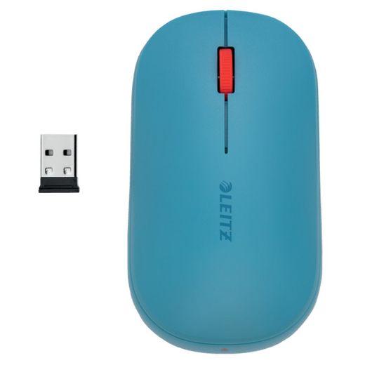 Leitz Cozy Dual Wireless Mouse, Blue