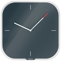 Reloj pared cristal Leitz Cosy, gris