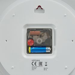 WOW Wanduhr, weiß/schwarz