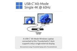 SD5760T Dual 4K Thunderbolt 4 Dockingstation mit 96 W Power Delivery-Ladefunktion