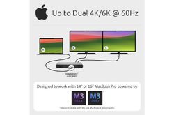 SD5760T Dual 4K Thunderbolt 4 Dockingstation mit 96 W Power Delivery-Ladefunktion