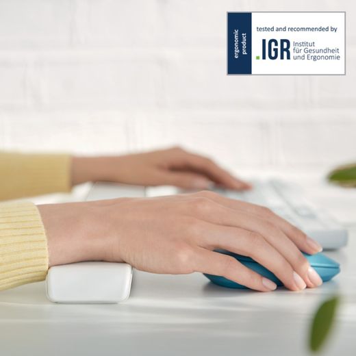 Reposamuñecas para ratón ajustable Leitz Ergo Cosy, gris