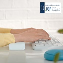 Repose-poignet réglable pour clavier Leitz Ergo Cozy, gris