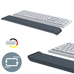 Repose-poignet réglable pour clavier Leitz Ergo, gris foncé