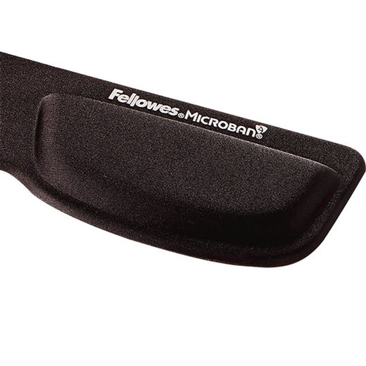 Podkładka pod nadgarstek z pianki V-Channel™ do klawiatury, czarna